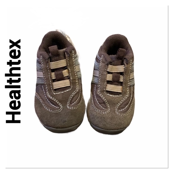 healthtex Shoes Healthtex Brown Baby Boy Slip On Tennis Shoes Size